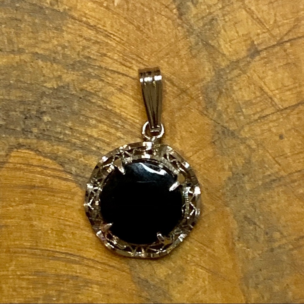 Vintage Italian Sorrento Sterling Silver Pendant